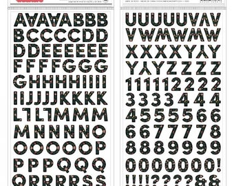 Thickers 1st AVE Alphabet Stickers by American Crafts 150 pieces