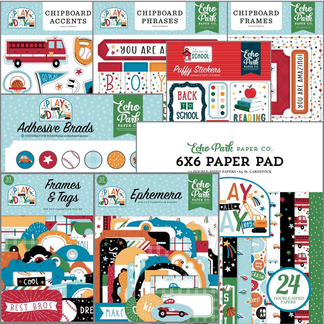 Echo Park Paper "It's Autumn" Chipboard Accents - 6x13 Inch Die-Cut Embellishments For Scrapbooking