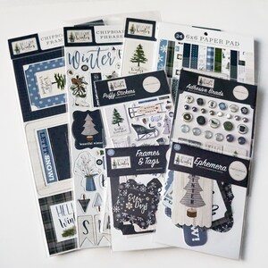 Carta Bella WELCOME WINTER Collection Set of 8 Items Echo Park