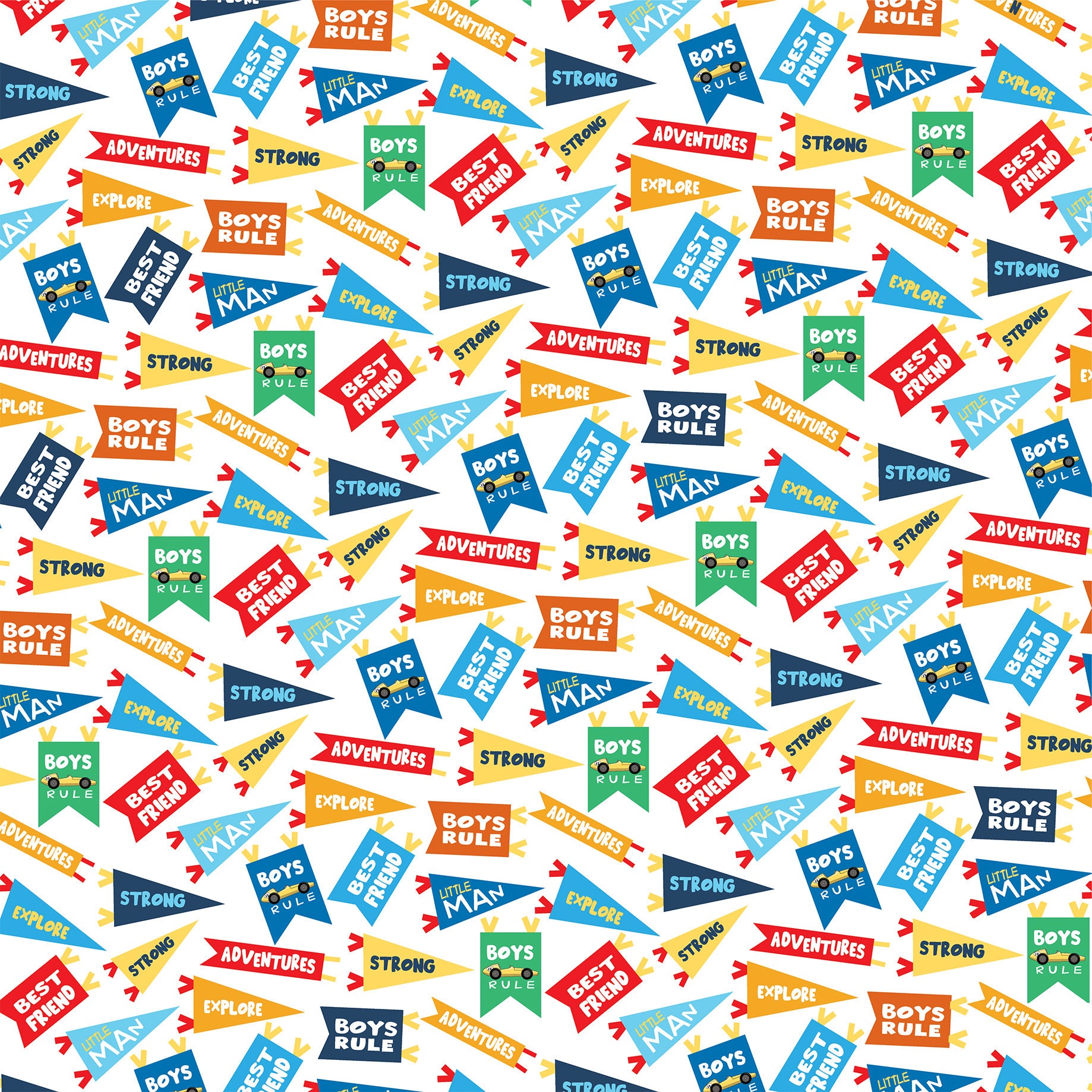 Carta Bella - Bloc De Papiers Imprimés Double Face 6x6 Pouces - 24 Feuilles - Collection Little Boy