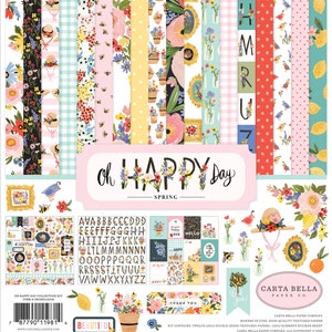Carta Bella OH HAPPY DAY Collection Kit 12 x 12 Echo Park