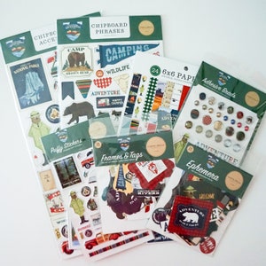 Carta Bella OUTDOOR ADVENTURES Collection Set of 7 Items