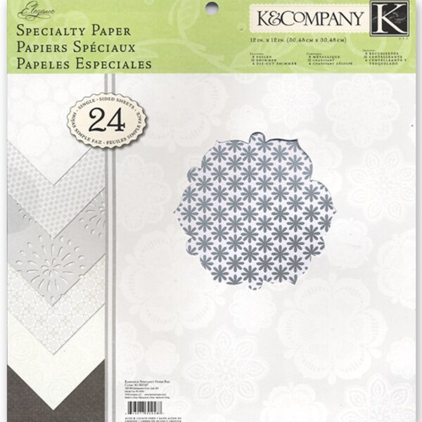 K and Company Scrapbook Paper Etsy