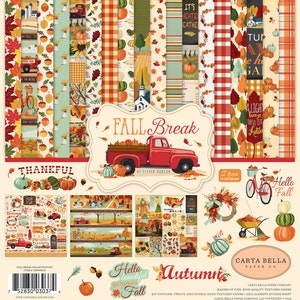 Carta Bella FALL BREAK Collection Kit 12 x 12 Echo Park image 1
