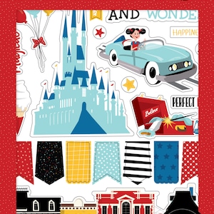 Carta Bella BELIEVE IN MAGIC Sticker Book for Scrapbooks, cards, teachers, journals, mixed media, Echo Park