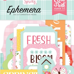 Echo Park Ephemera WELCOME SPRING
