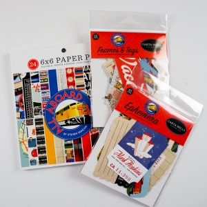 Carta Bella ALL ABOARD Collection Set of 3 Items