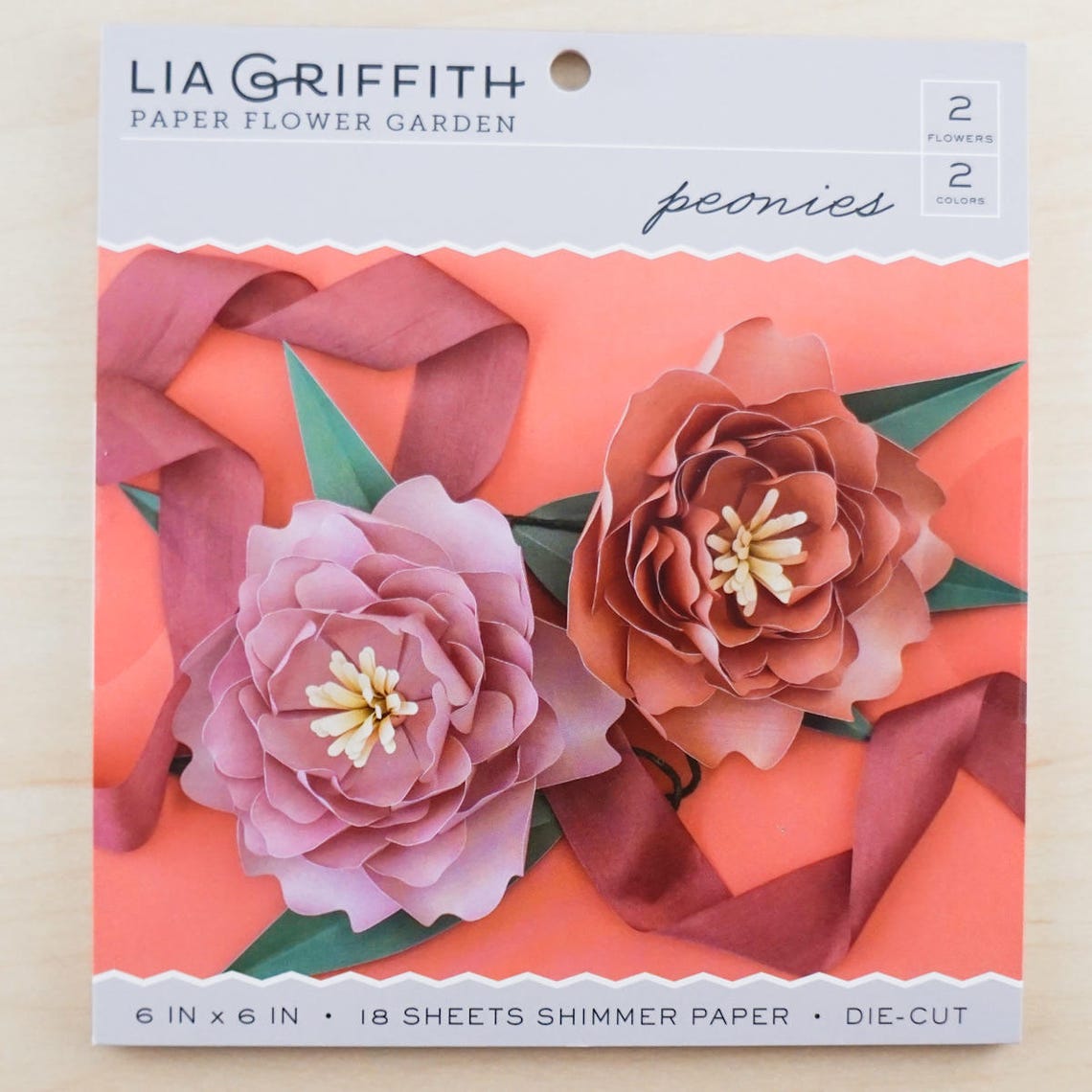 Lia Griffith Paper Flower Garden Die Cuts ready to assemble Etsy