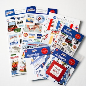 Carta Bella OUR TRAVEL ADVENTURE Collection Set of 6 Items, Vacation, Get Away