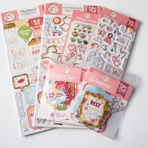 Echo Park ALL GIRL Collection Set of 6 Items Carta Bella