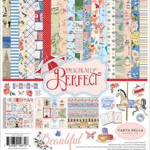 Carta Bella PRACTICALLY PERFECT Collection Kit 12 x 12 Echo Park