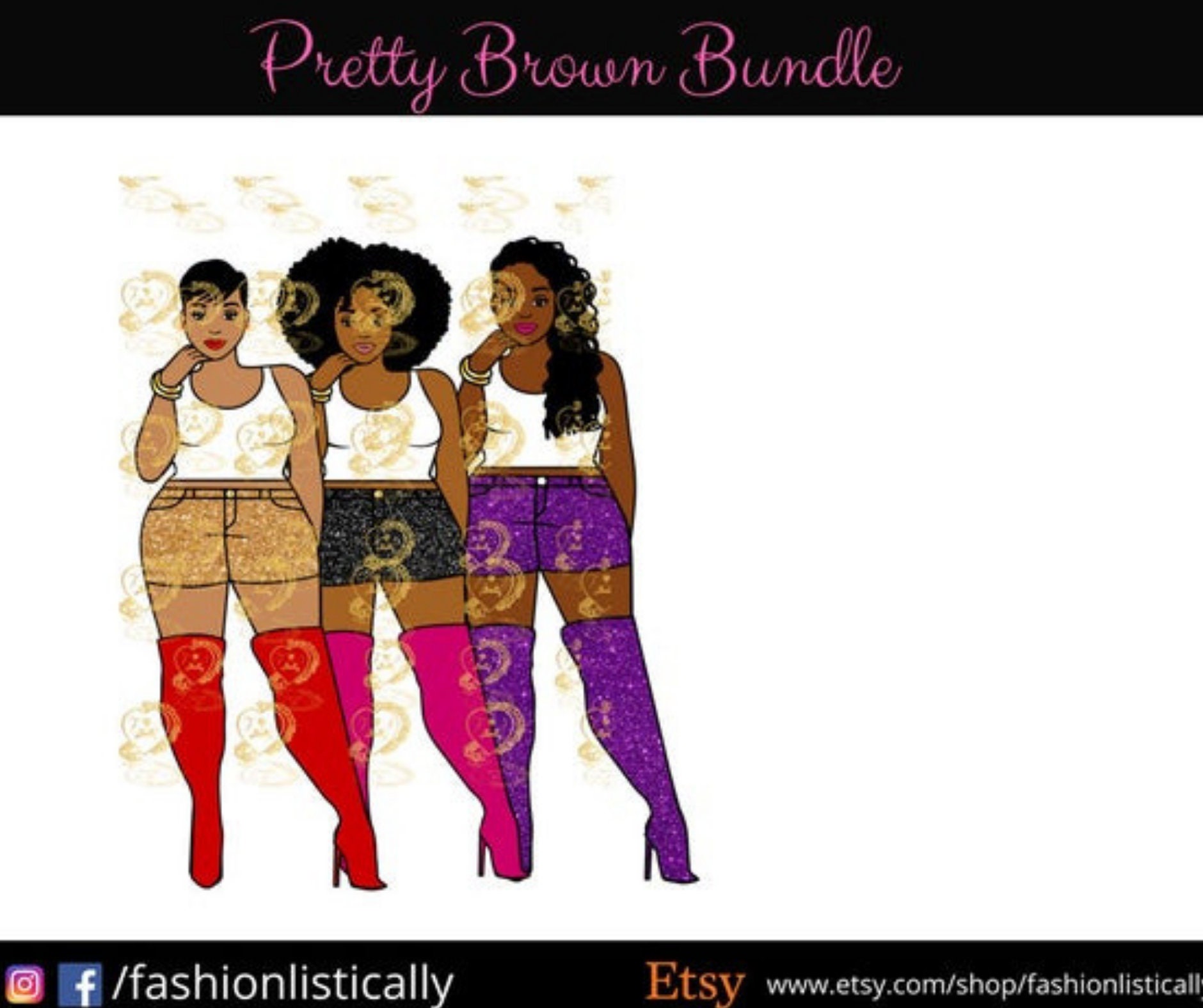 Download Curvy African American Svg Black Girl Svg Afro Svg Afroblady Etsy