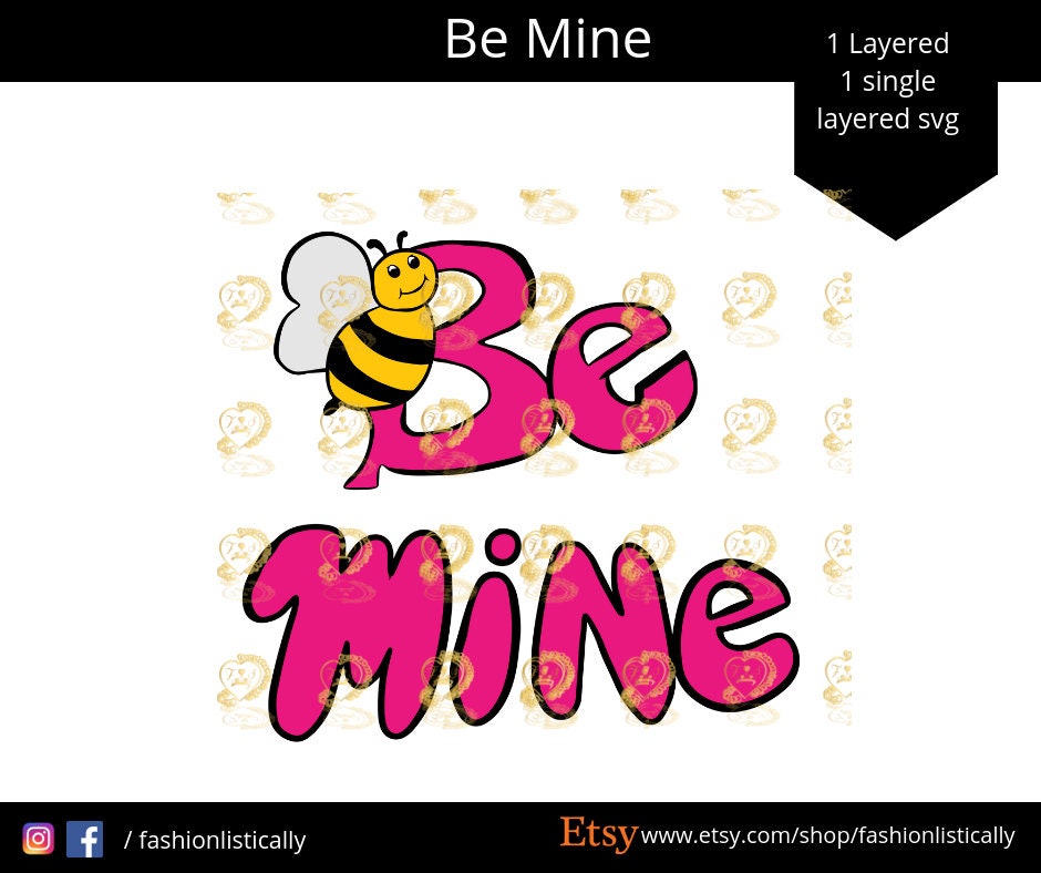 Be Mine Valentine S Day Svg Love Svg Hearts Svg Etsy