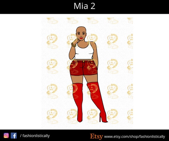 Download Bald Black Girlblack Woman Svg Etsy