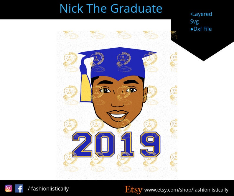 Download Boy wearing Graduation Cap Svgboy svg Graduate svg Senior ...