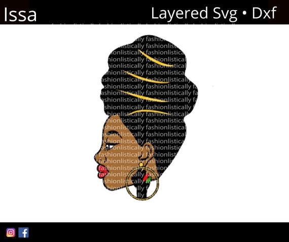 Download African American Woman With Headwrap Svg Black Girl Svg Afro Etsy
