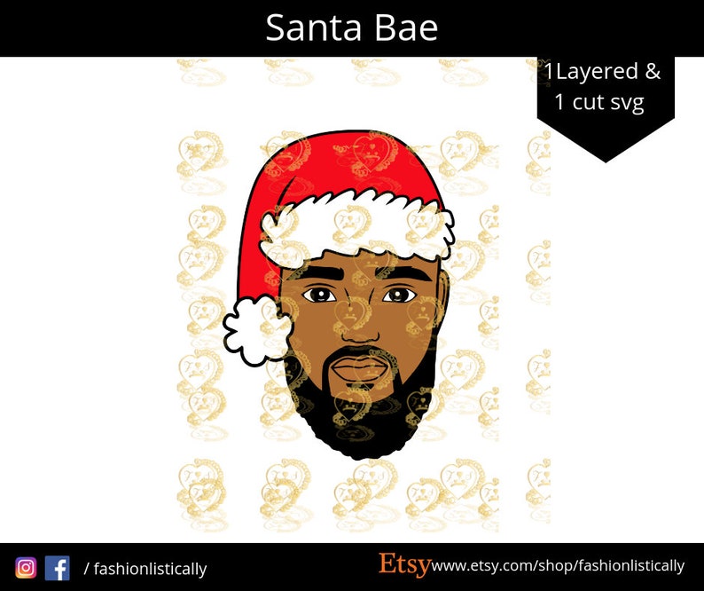 Download African American Man Svg Black Man With Beard Svg Man Svg Layered African American Svg Santa Bae Svg Dxf Png Guy Svg Clip Art Art Collectibles Deshpandefoundationindia Org
