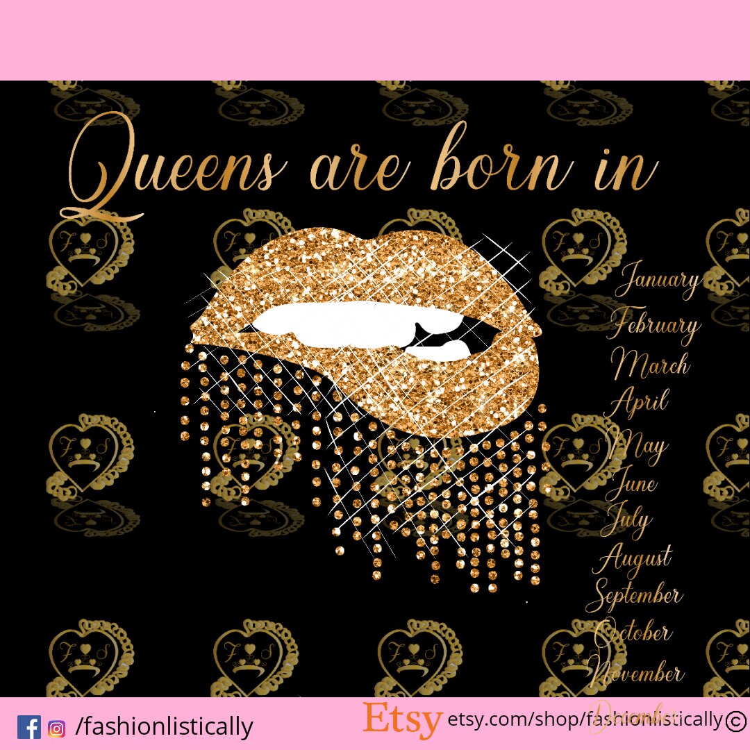 Download Queens are born in svg Bitting lips svg Dripping lips svg | Etsy