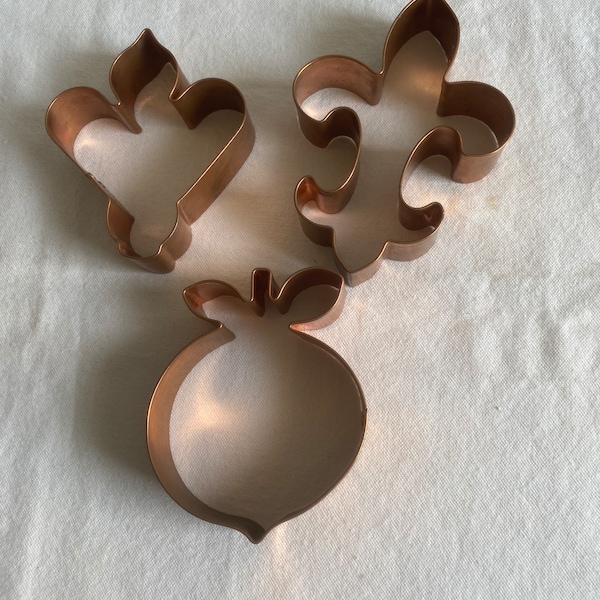 Copper Cookie Cutter Etsy