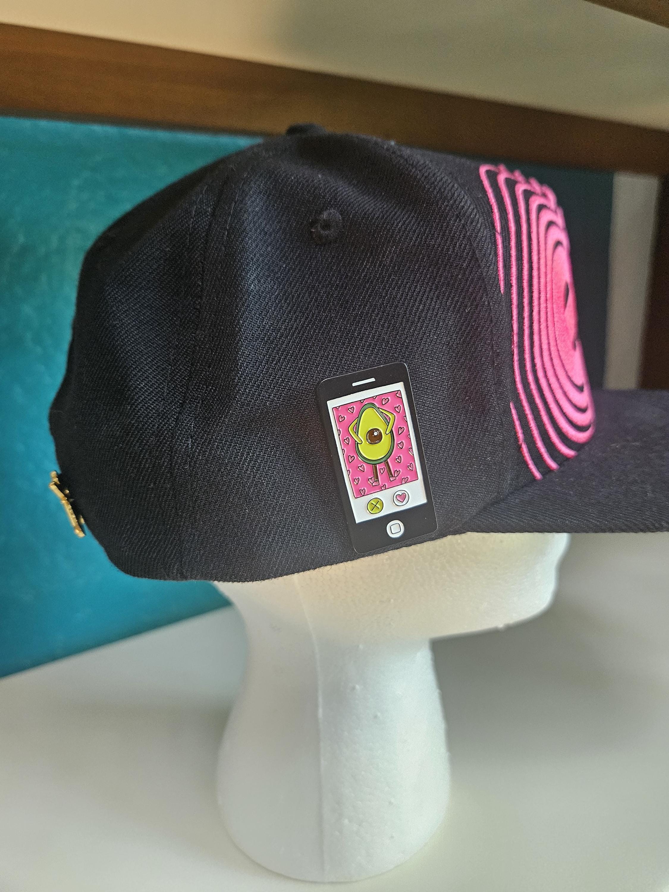 EDC Hat With Pink Enamel Pins - Etsy display picture 2