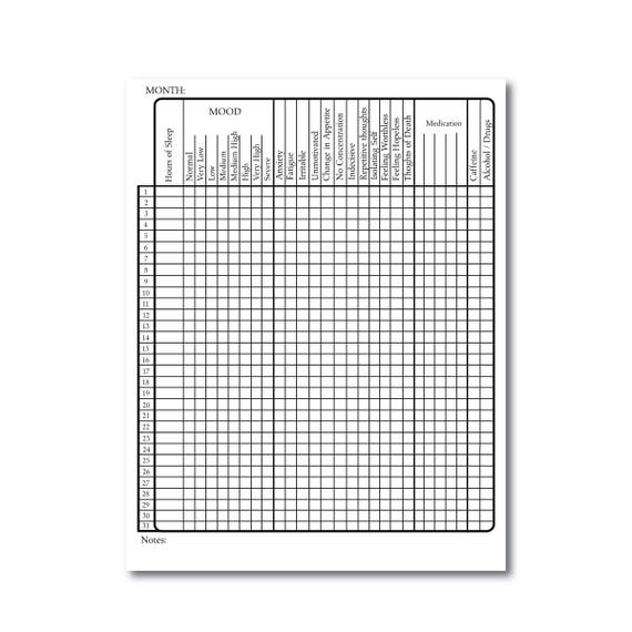 Printable Mood Chart