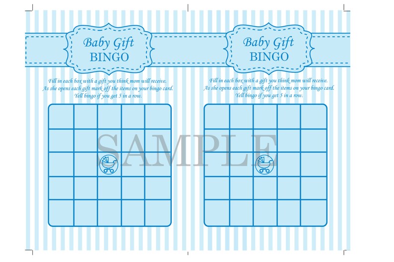 8 Baby Boy Baby Shower Printable Games image 3