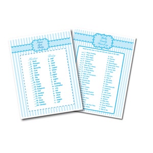 8 Baby Boy Baby Shower Printable Games image 4