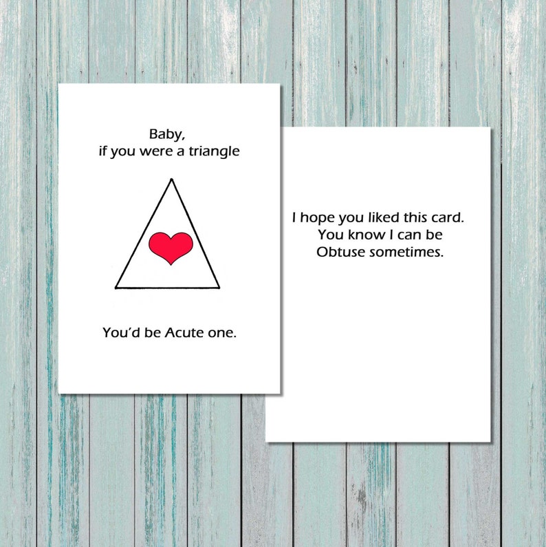 Corny Love Card Valentine's Day Card Nerd Love Nerd Etsy
