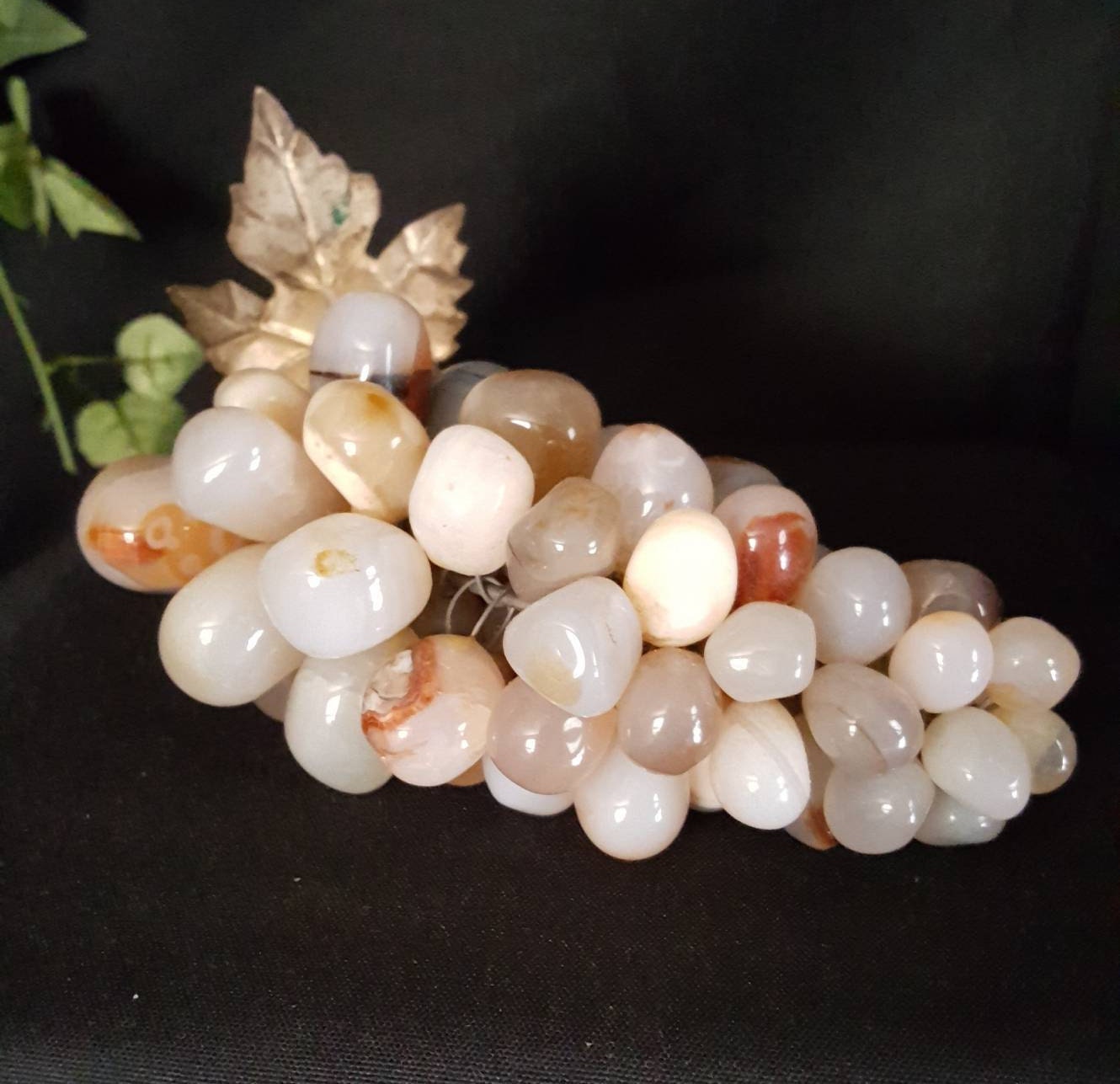 Polished Stone Grape Cluster Etsy