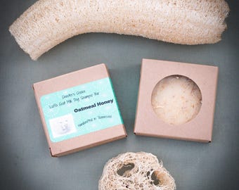 Goat Milk Luffa Dog Shampoo Bars