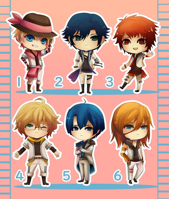 Uta No Prince Sama Chibi Stickers Etsy