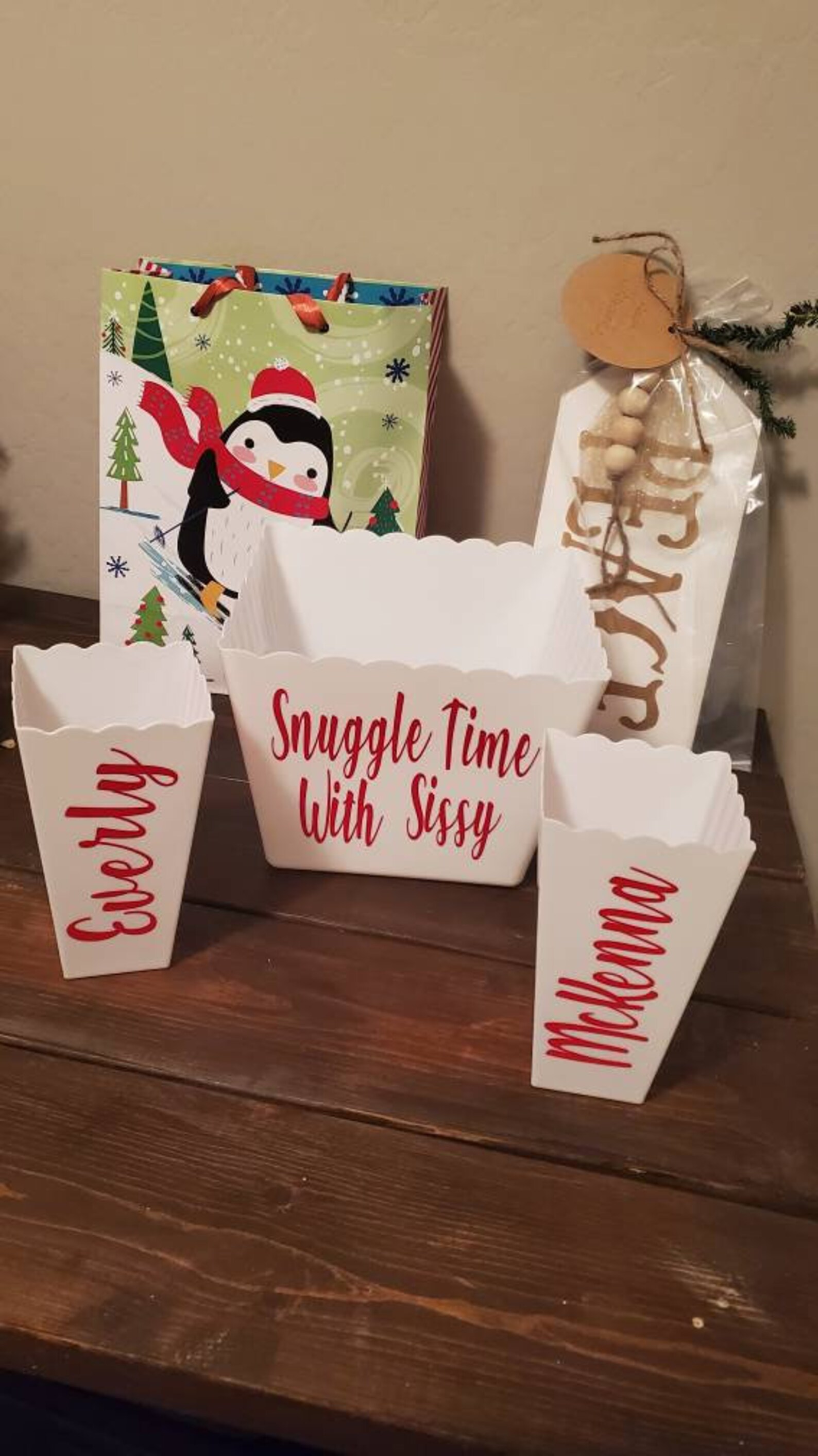 Popcorn holders personalized Etsy