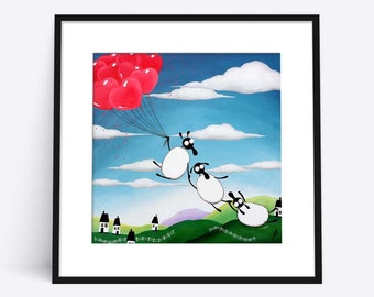 “Tup, Tup, And Away!" (Limited Edition Print)