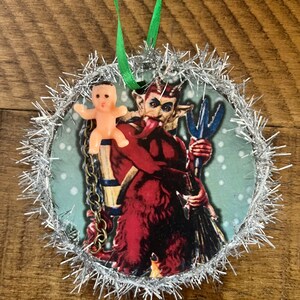 Krampus Wood Handmade Ornament