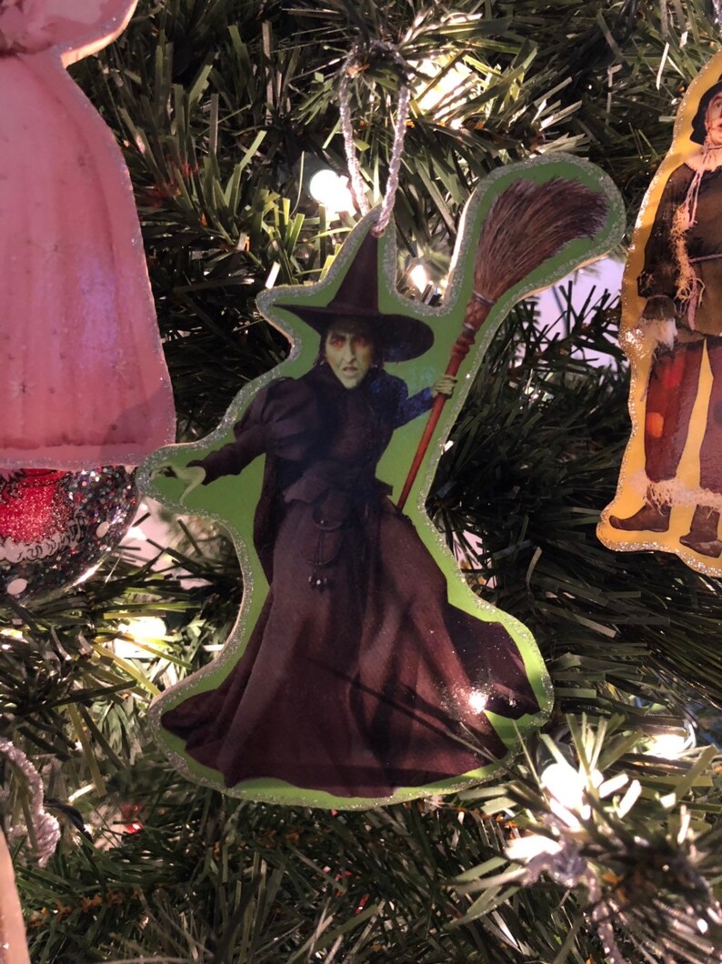 Wizard of Oz Wooden Handmade Ornaments Set of 7 Etsy