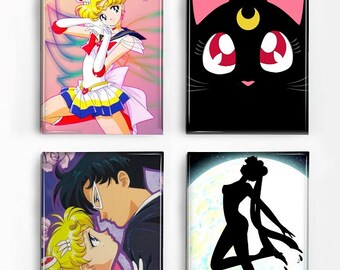 Sailor Moon Magnet - Etsy Sailor Moon Magnet - Etsy