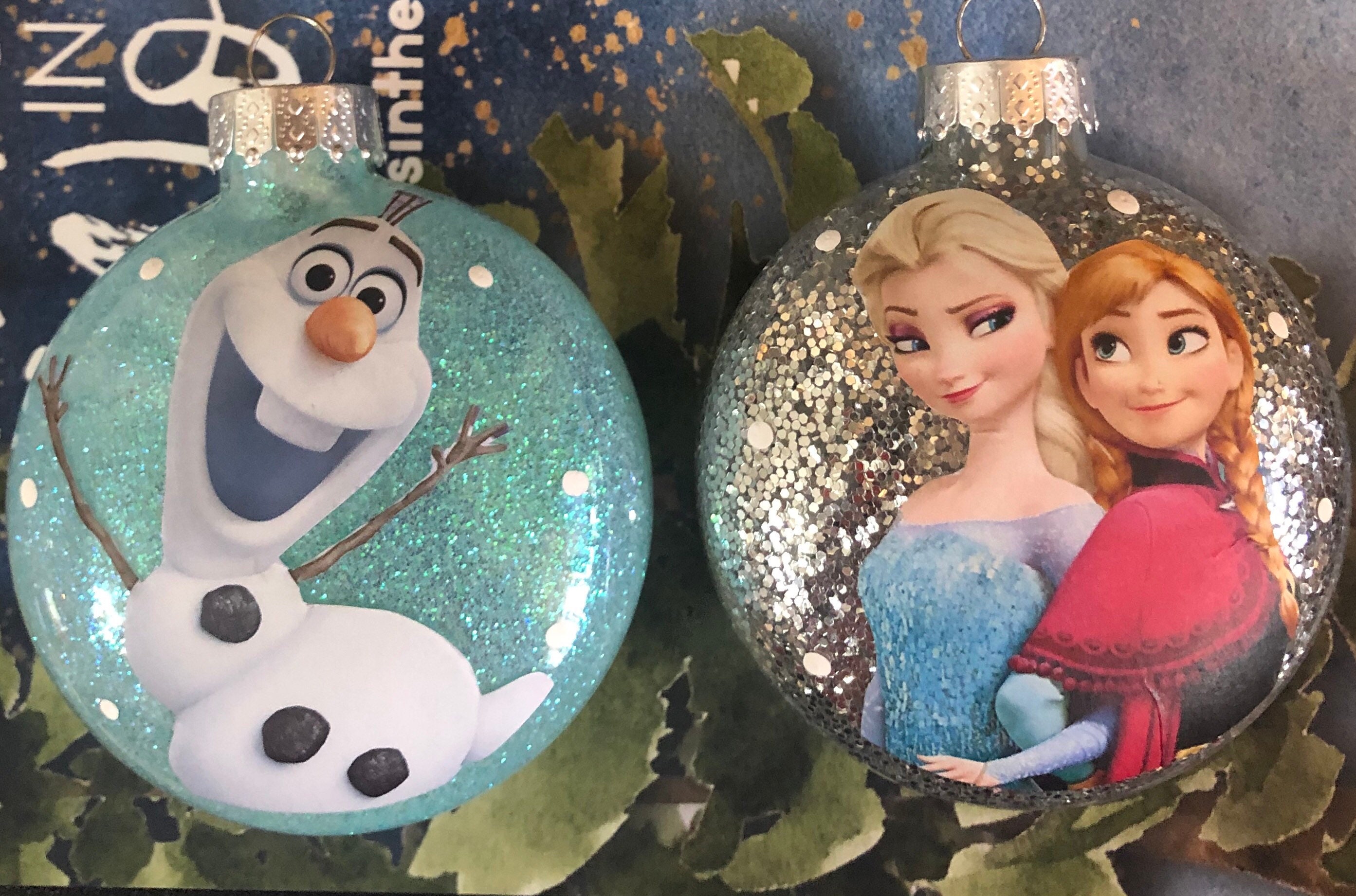 アナと雪の女王 オーナメント アナと雪の女王 クリアオーナメント 2個セット - Etsy 日本