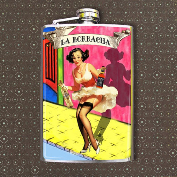 Flask 8oz La Borracha #403