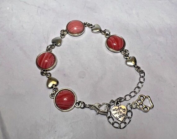 Boho Stackable, Adjustable Silver Bracelet, Rhodo… - image 1