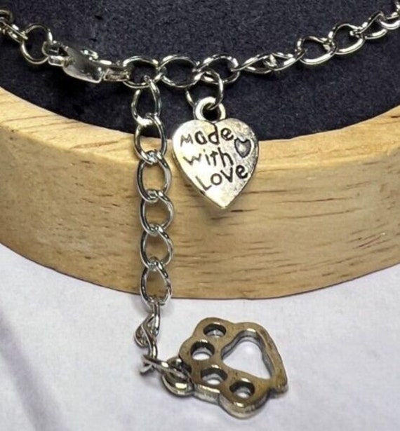 Boho Stackable, Adjustable Silver Bracelet, Agate… - image 5