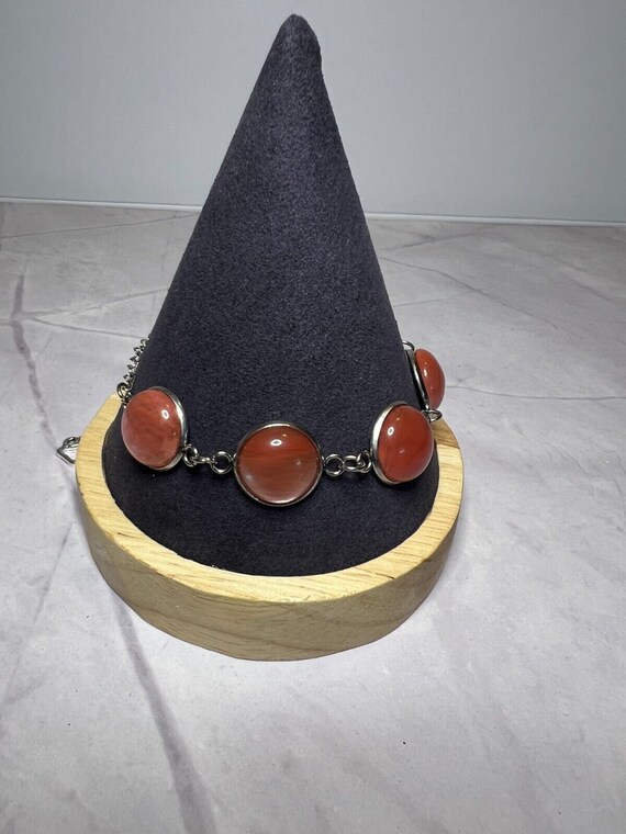 Boho Stackable, Adjustable Silver Bracelet, Cherr… - image 5