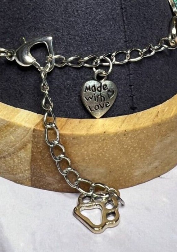 Boho Stackable, Adjustable Silver Bracelet, Malac… - image 5