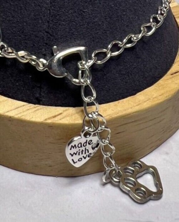 Boho Stackable, Adjustable Silver Bracelet, Turqu… - image 5