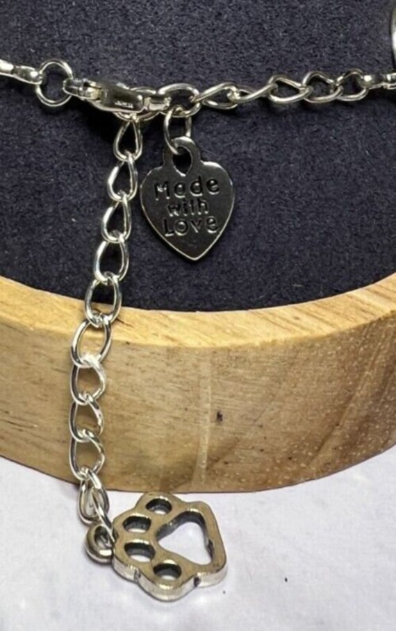 Boho Stackable, Adjustable Silver Bracelet, Tiger… - image 5