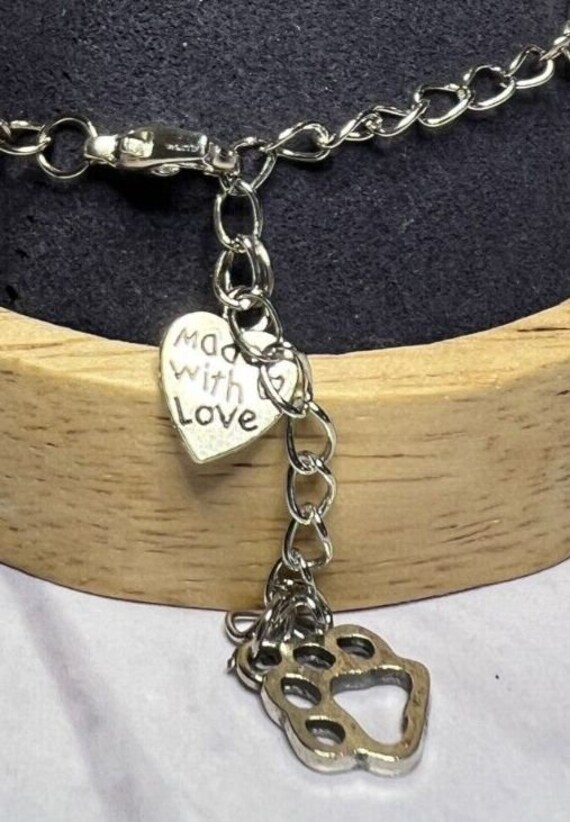 Boho Stackable, Adjustable Silver Bracelet, Onyx … - image 5