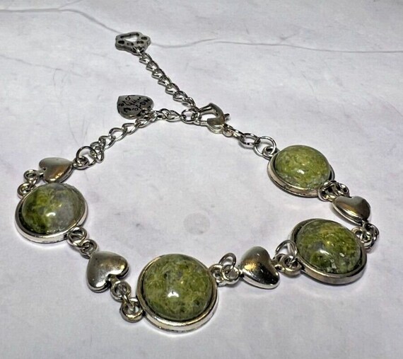 Boho Stackable, Adjustable Silver Bracelet, Ukint… - image 1