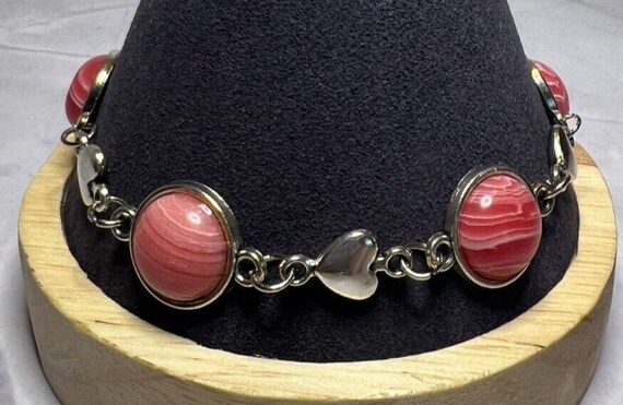 Boho Stackable, Adjustable Silver Bracelet, Rhodo… - image 2