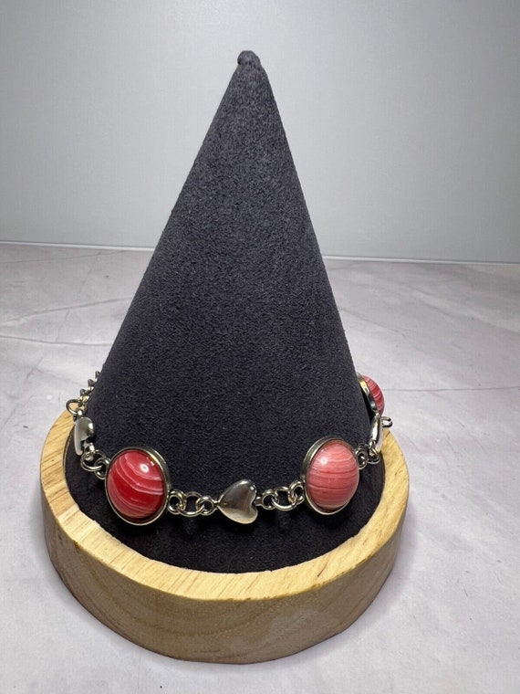 Boho Stackable, Adjustable Silver Bracelet, Rhodo… - image 3