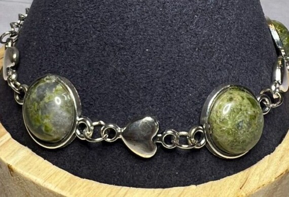 Boho Stackable, Adjustable Silver Bracelet, Ukint… - image 3