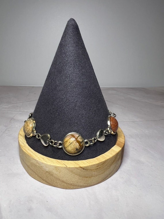 Boho Stackable, Adjustable Silver Bracelet, Pictu… - image 4